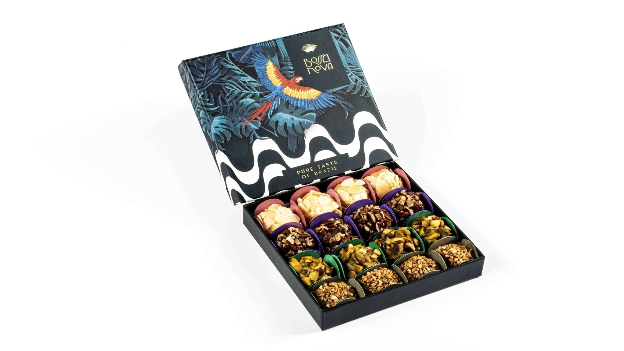 Luxury Gluten-free Nut Selection Chocolate Gifts from Bossa Nova Chocolate