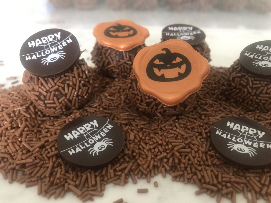 Bossa Nova Halloween Milk Chocolate Brazilian Style Truffles, 20g, Trick or Treat