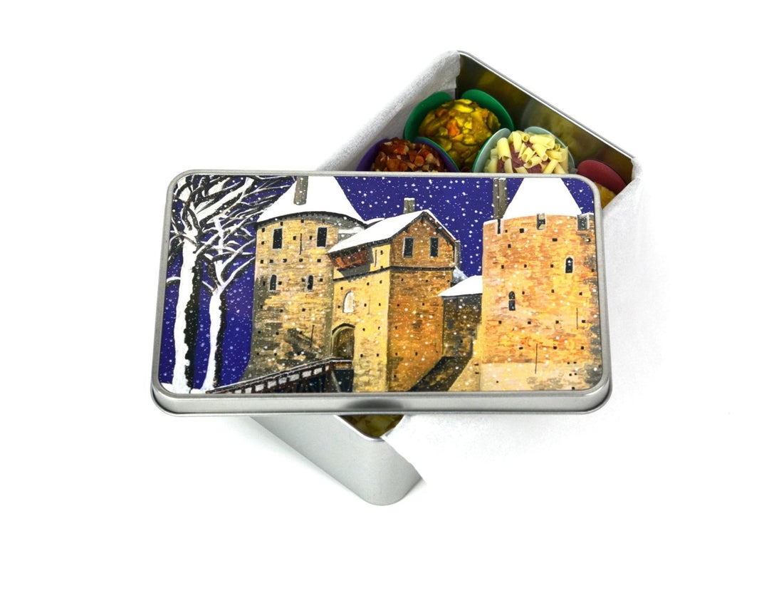 Rectangle Chocolate Tin with 15 Handcrafted Brazilian-Style Truffles
