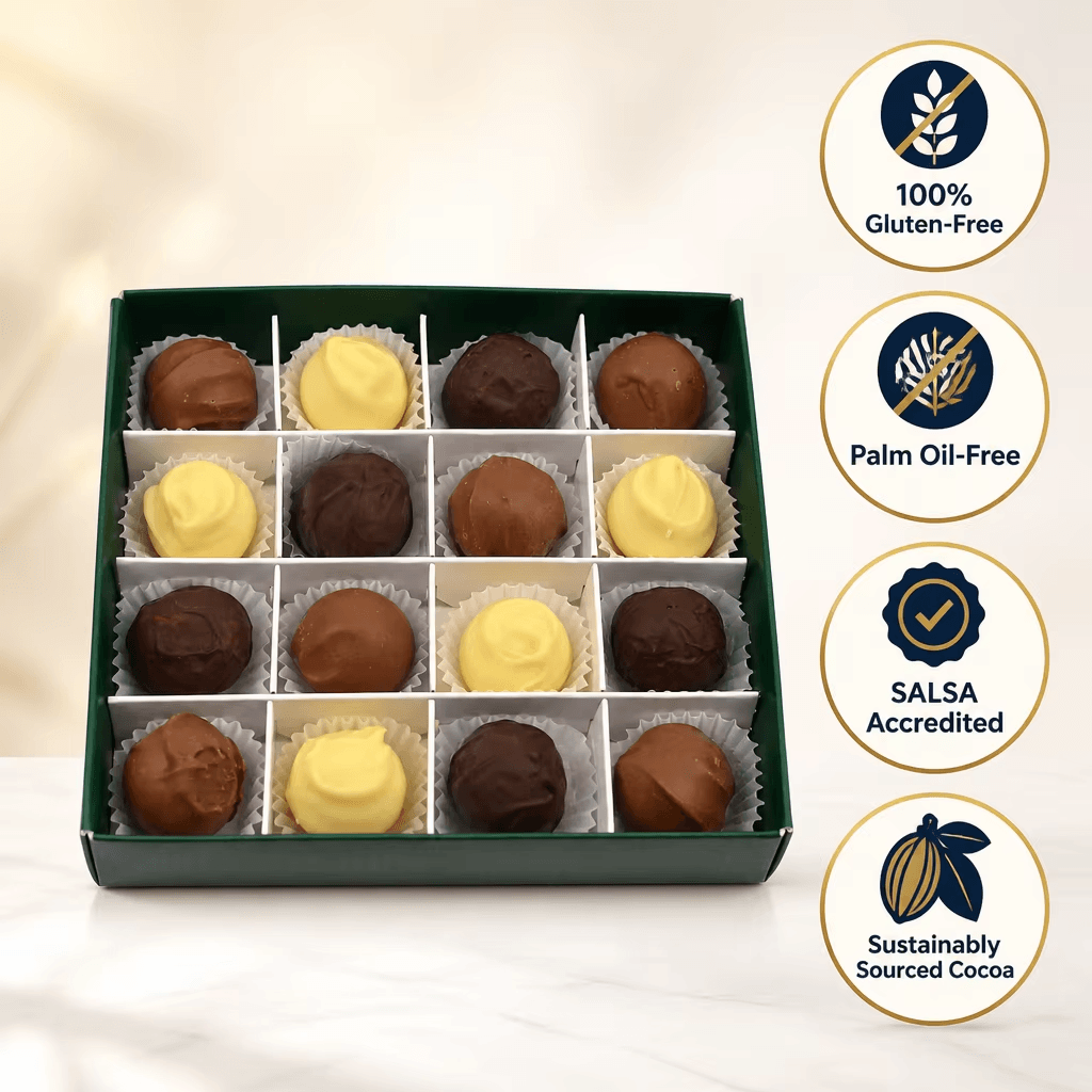 Gluten-Free Luxury Chocolate Gift Box — Brazilian-Style Truffles