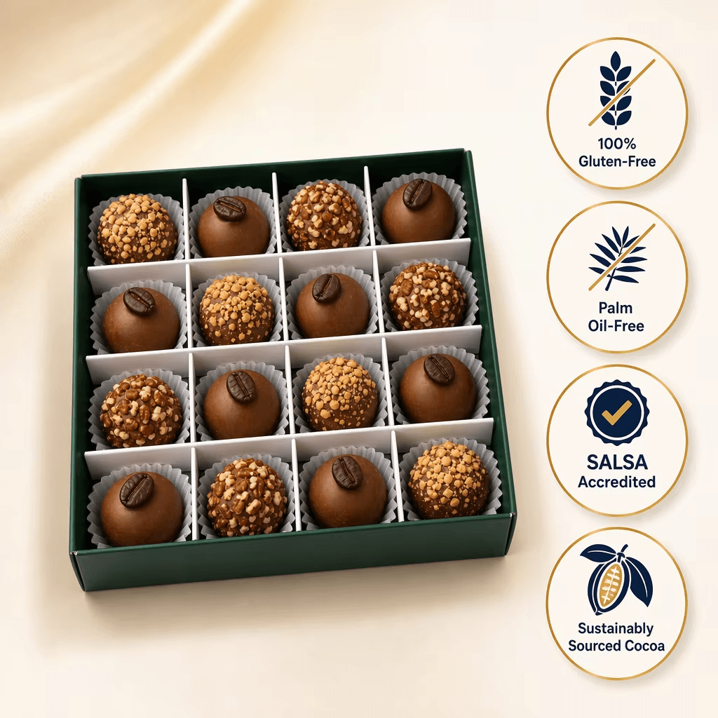 Gluten-Free Luxury Chocolate Gift Box — Brazilian-Style Truffles