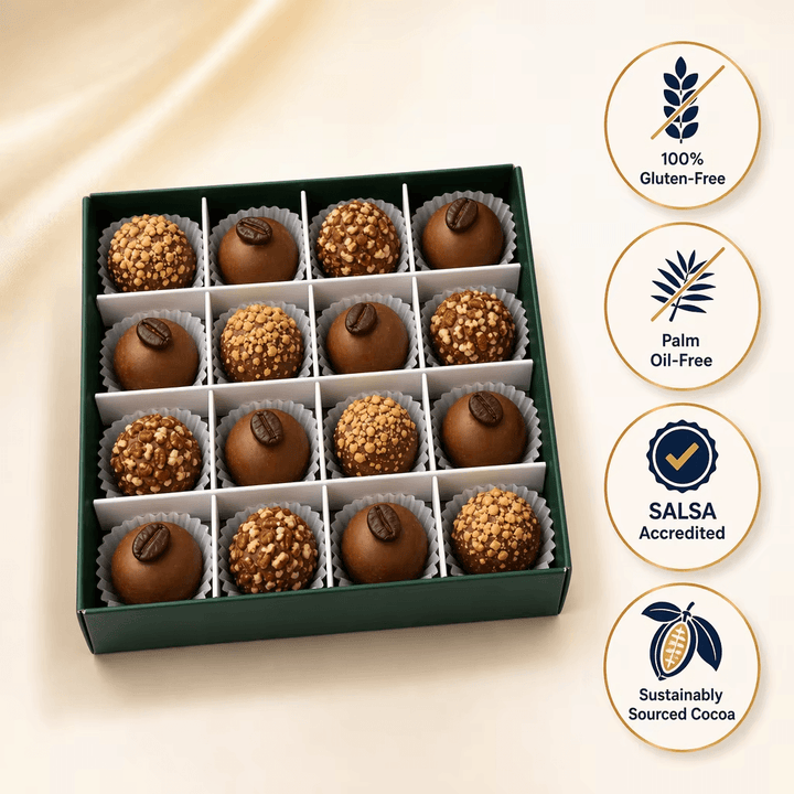 Gluten-Free Luxury Chocolate Gift Box — Brazilian-Style Truffles