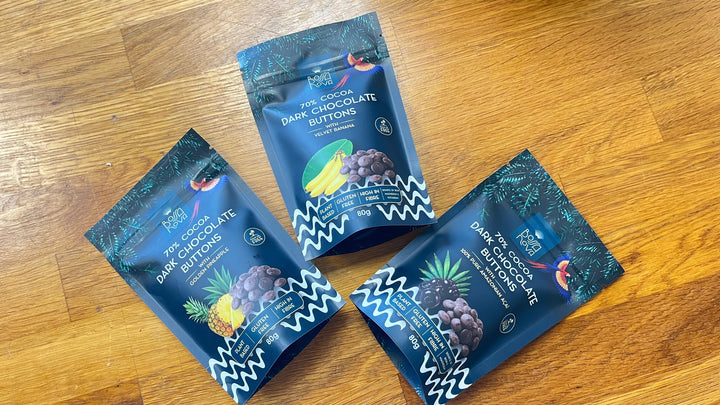 70% Chocolate Buttons bundle (1xAcai, 1xBanana, 1xPineapple)