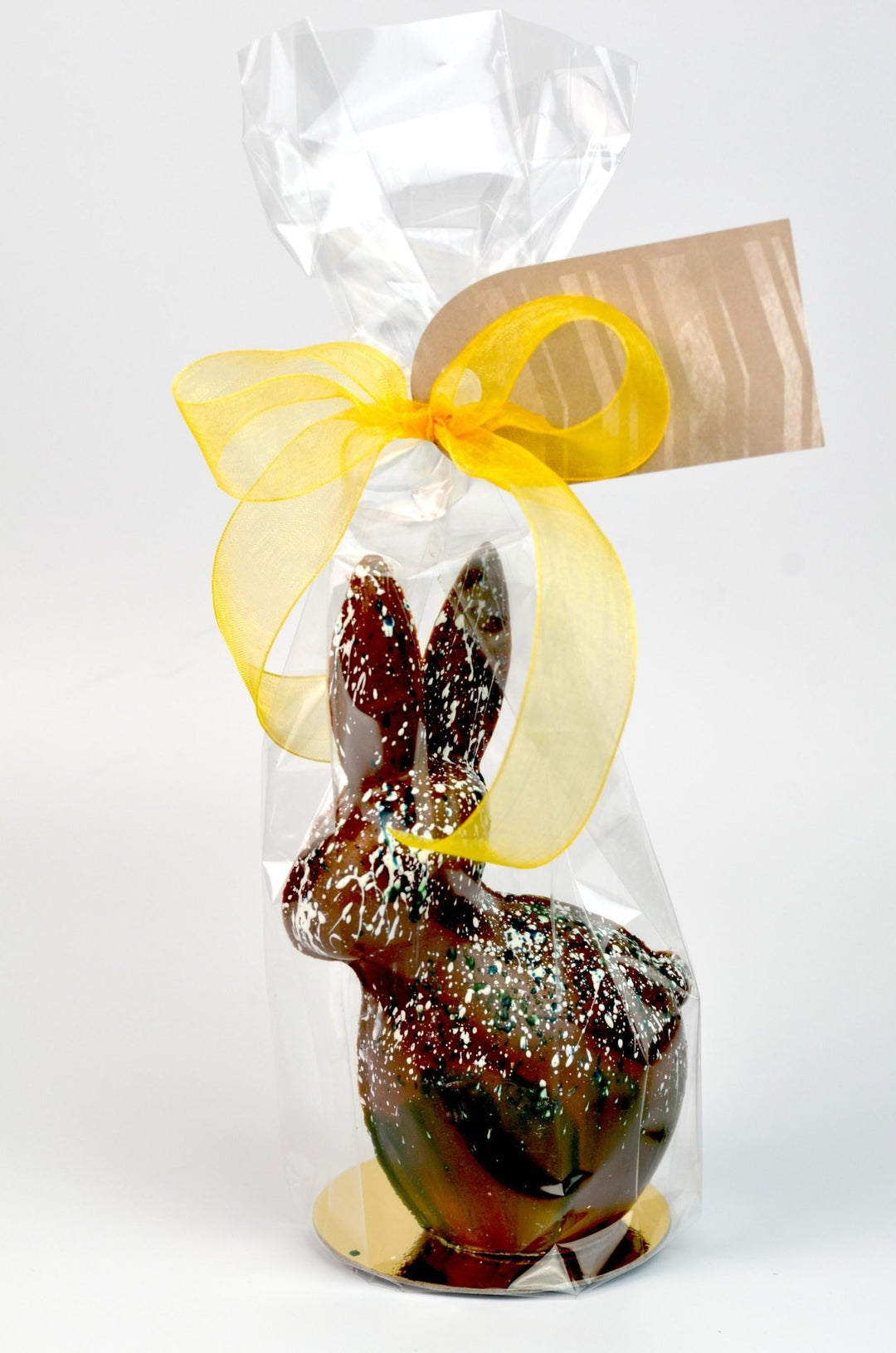 Bossa Nova Hand-painted Luxury Easter Bunny, Milk Chocolate, Artisan Luxury Chocolates